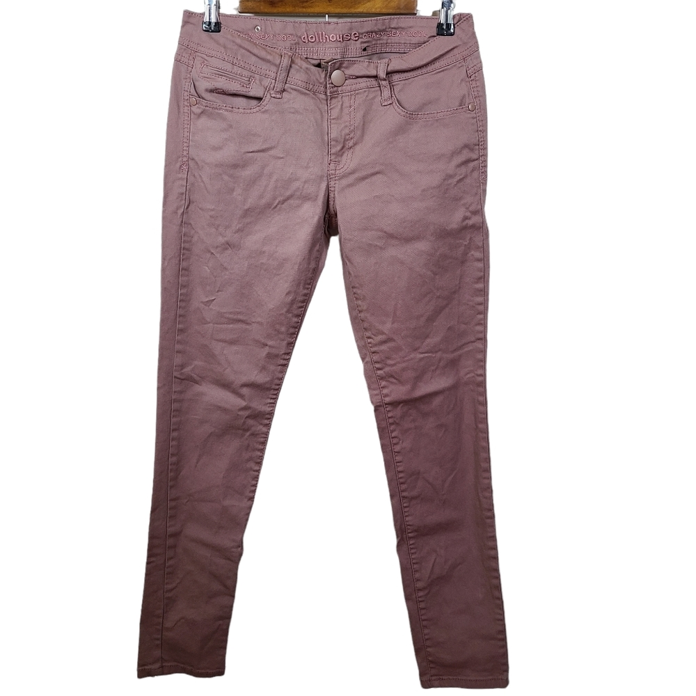 Dollhouse Faded Red Skinny Jean 7